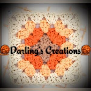 Granny Squares Crocheted Trimmed Handmade 24pcs